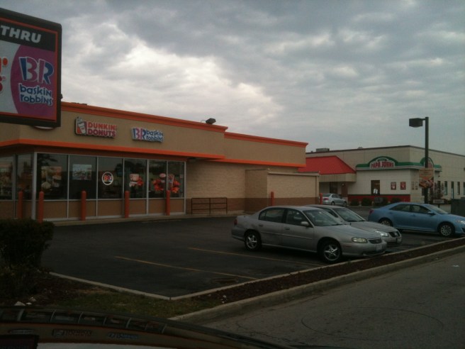 Dunkin and Papa John's